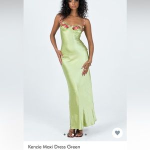 Kenzie Maxi Green Dress, Size 6